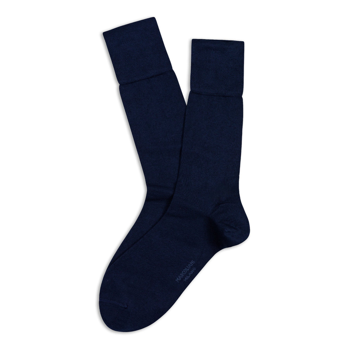 Solid Mousse of Modal Mid-Calf Socks