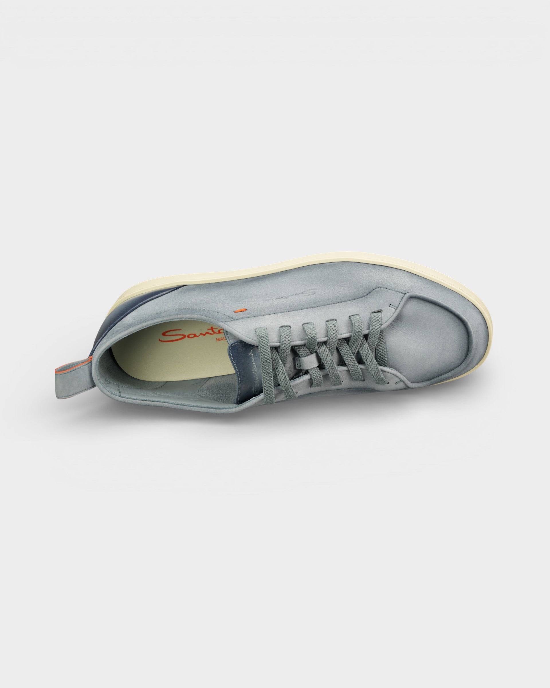 Monte Carlo Sneaker-8 M-Light Blue-SANTONI-Levy's Clothier
