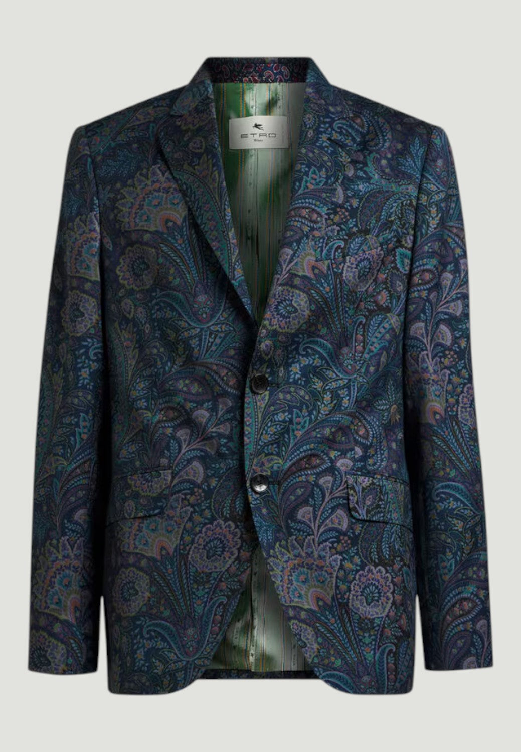 Single Breasted Wool Jacket-52-FLORAL PAISLEY-ETRO-Levy's Clothier