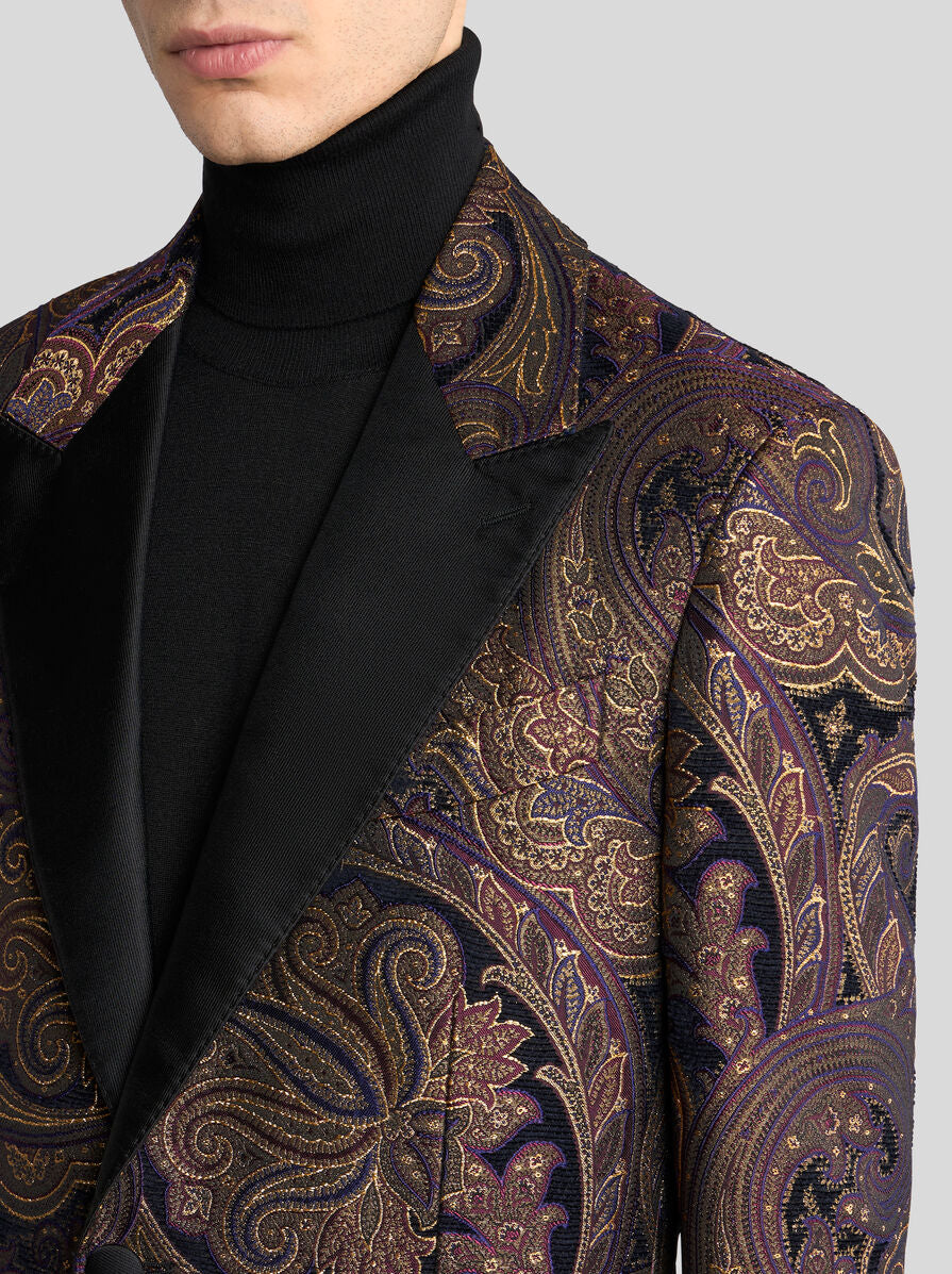 Paisley Jacquard Brocade Blazer-52-REG-ETRO-Levy's Clothier