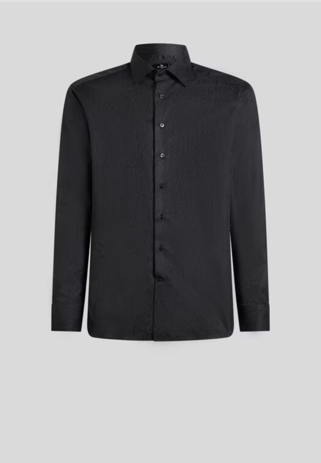 Cotton Jacquard Shirt-15.5-BLACK-ETRO-Levy's Clothier