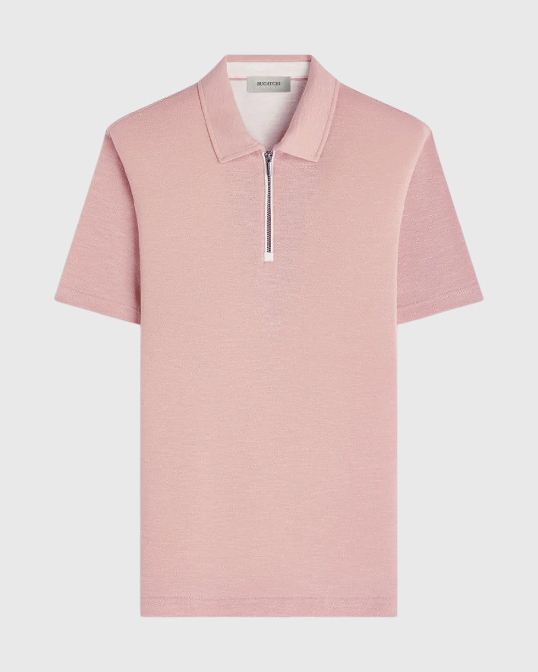 Performance Melange Quarter-Zip Polo-M-DUSTY PINK-BUGATCHI-Levy's Clothier