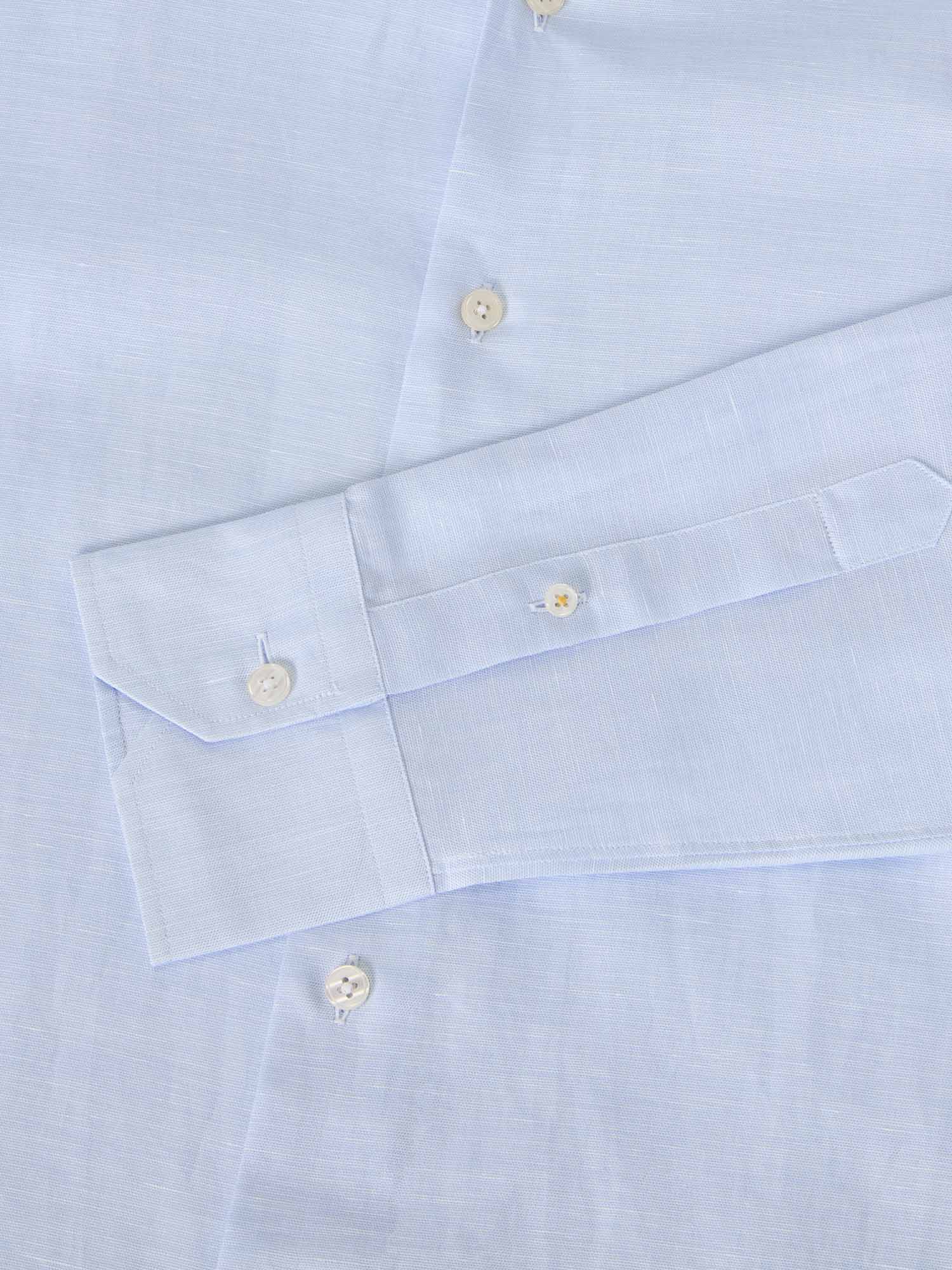 Reynolds Cotton Linen Blend Shirt in Contemporary Fit-S-RASPBERRY-ROBERT TALBOTT-Levy's Clothier
