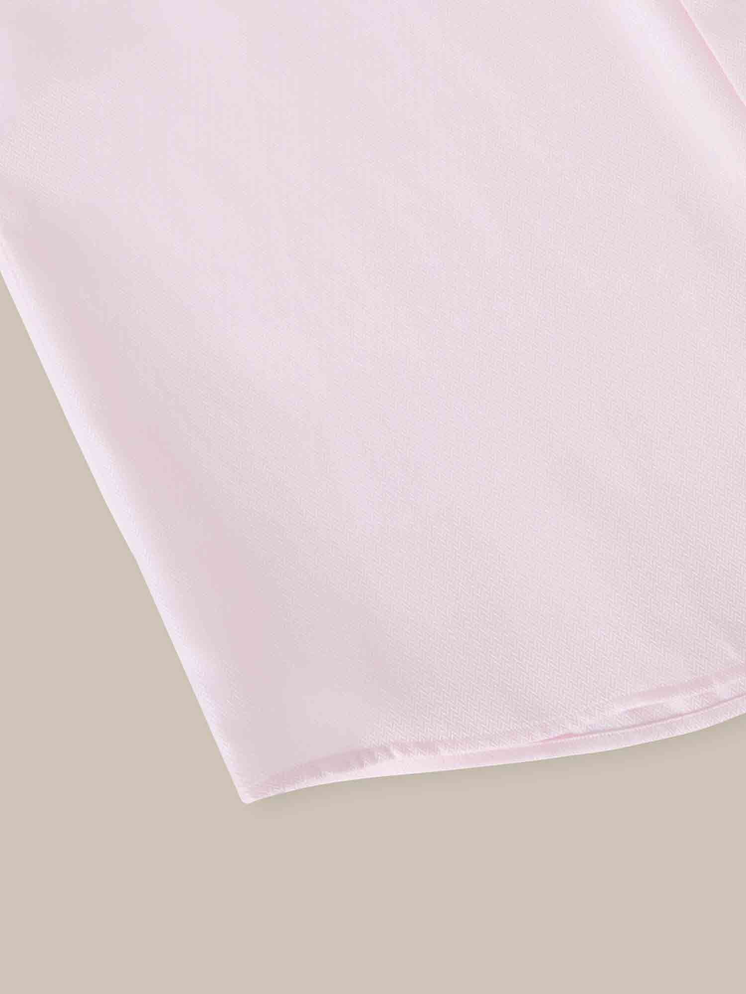 Reynolds Contemporary French Cuff Herringbone Shirt - Pink-15-PINK-ROBERT TALBOTT-Levy's Clothier