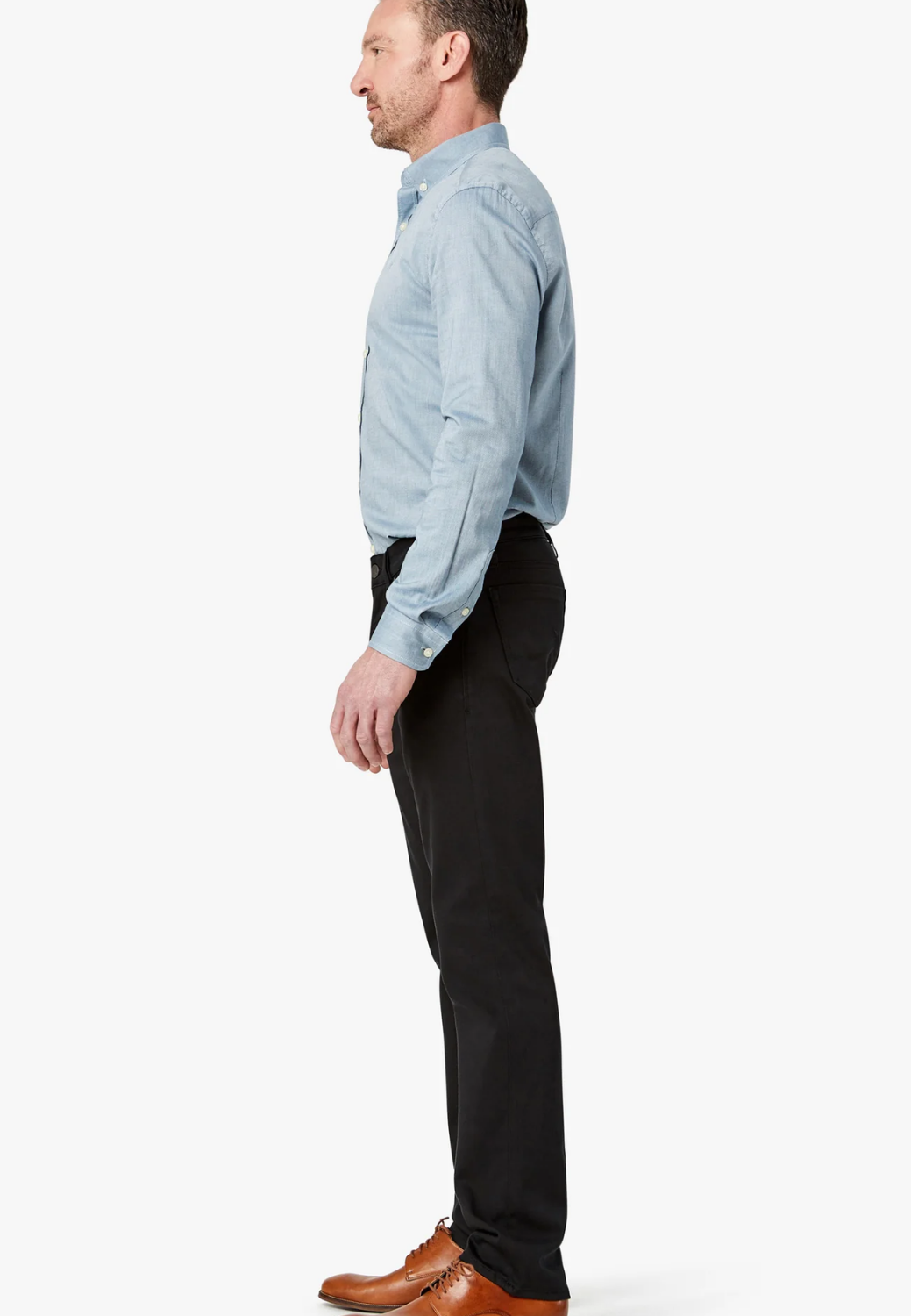 Courage Straight Leg Pants In Select Double Black
