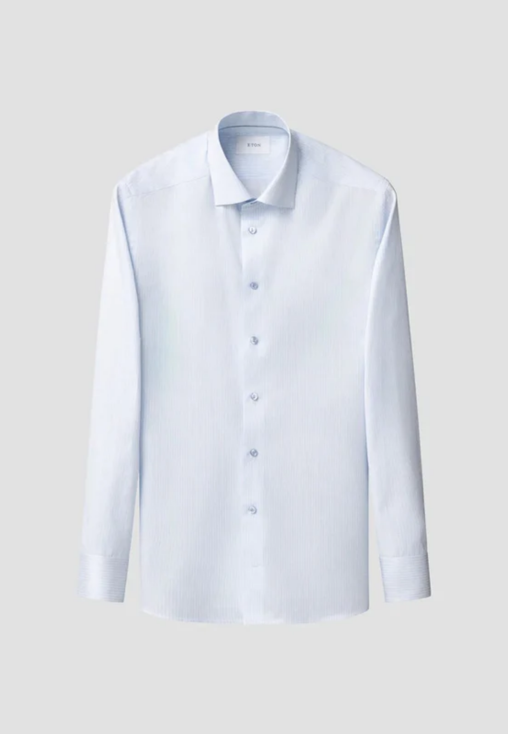 Contemporary Fit Stripe Shirt - Bright Blue-16-Bright Blue-ETON OF SWEDEN-Levy's Clothier