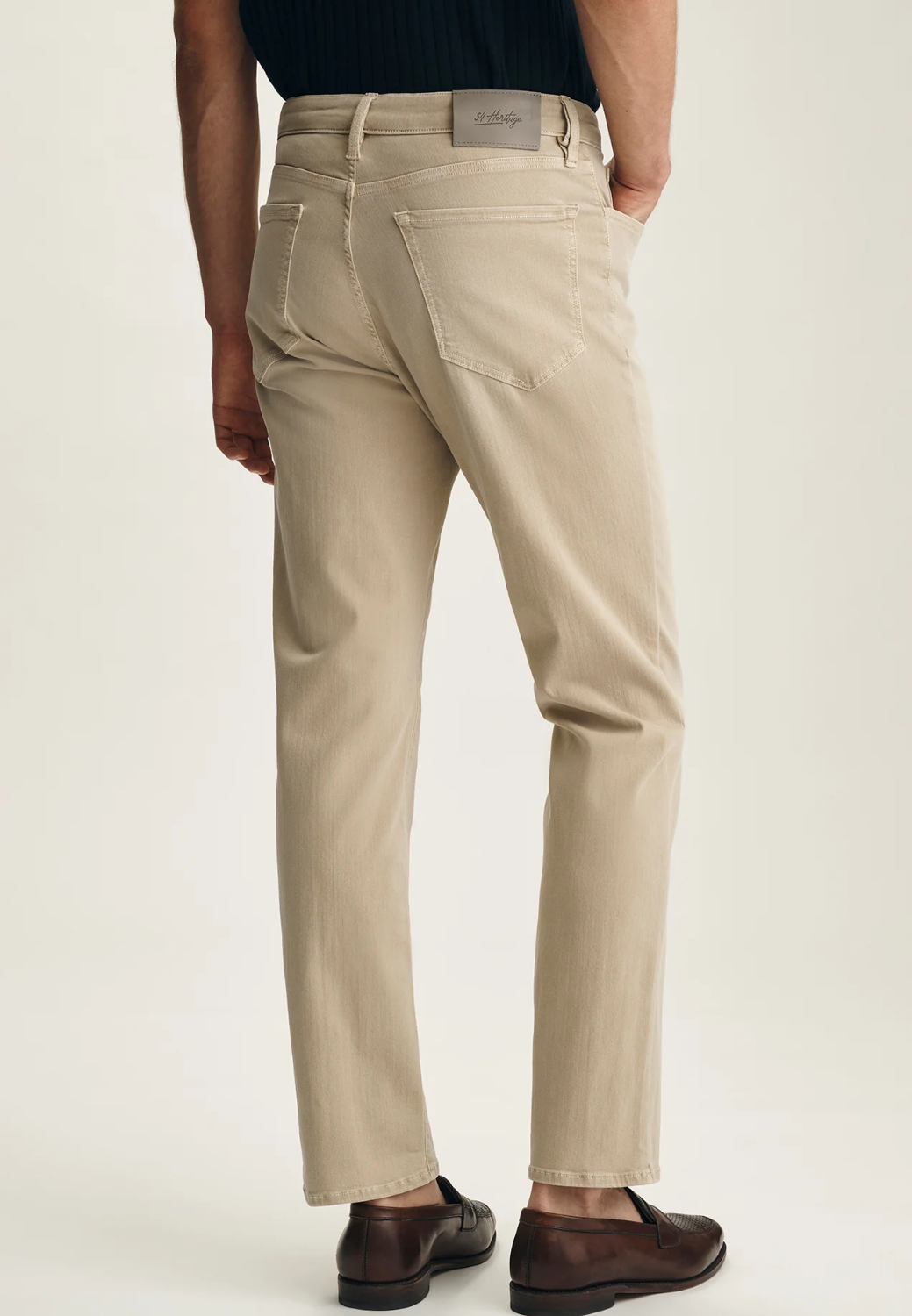 Charisma Relaxed Straight Leg Pants In Sand Colored Urban