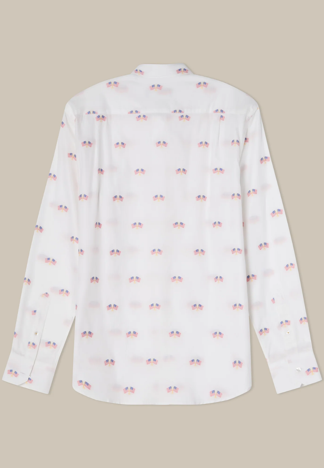 Reynolds Flag Fil Coupe Twill Shirt - White-S-WHITE-ROBERT TALBOTT-Levy's Clothier