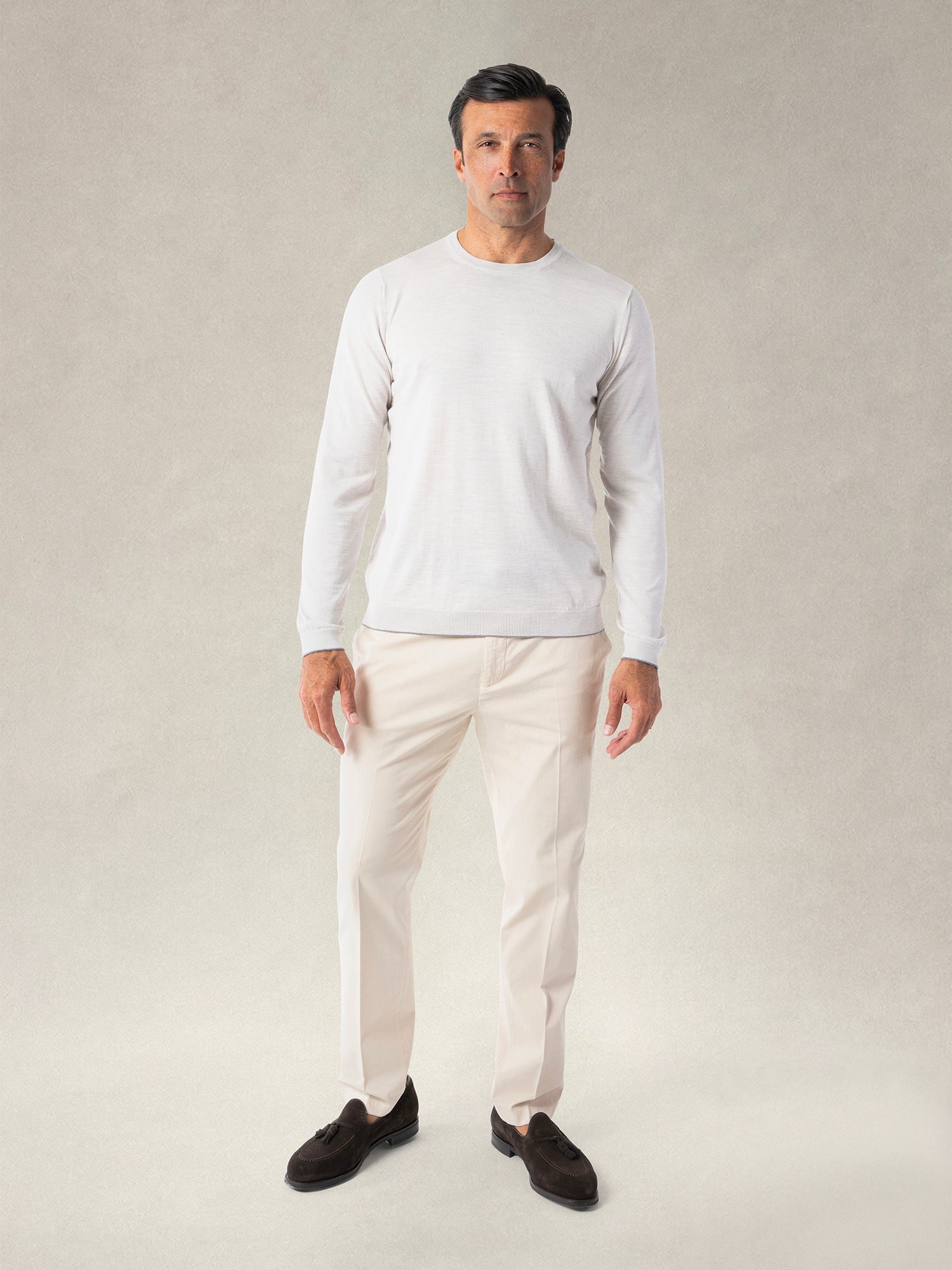 Keaton Crewneck Sweater-M-BLACK-ROBERT TALBOTT-Levy's Clothier