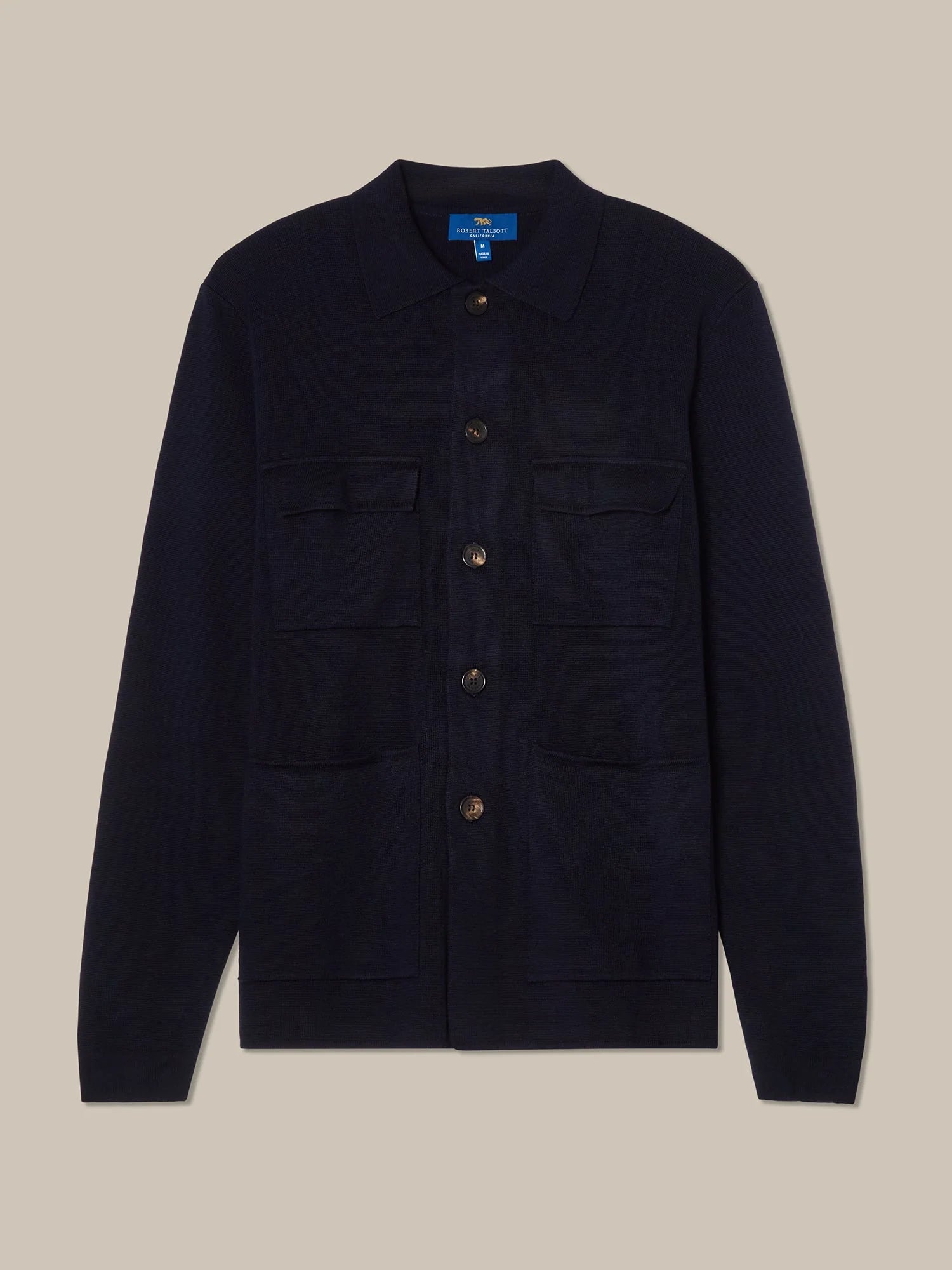 Landon Sweater Jacket-M-SAND-ROBERT TALBOTT-Levy's Clothier