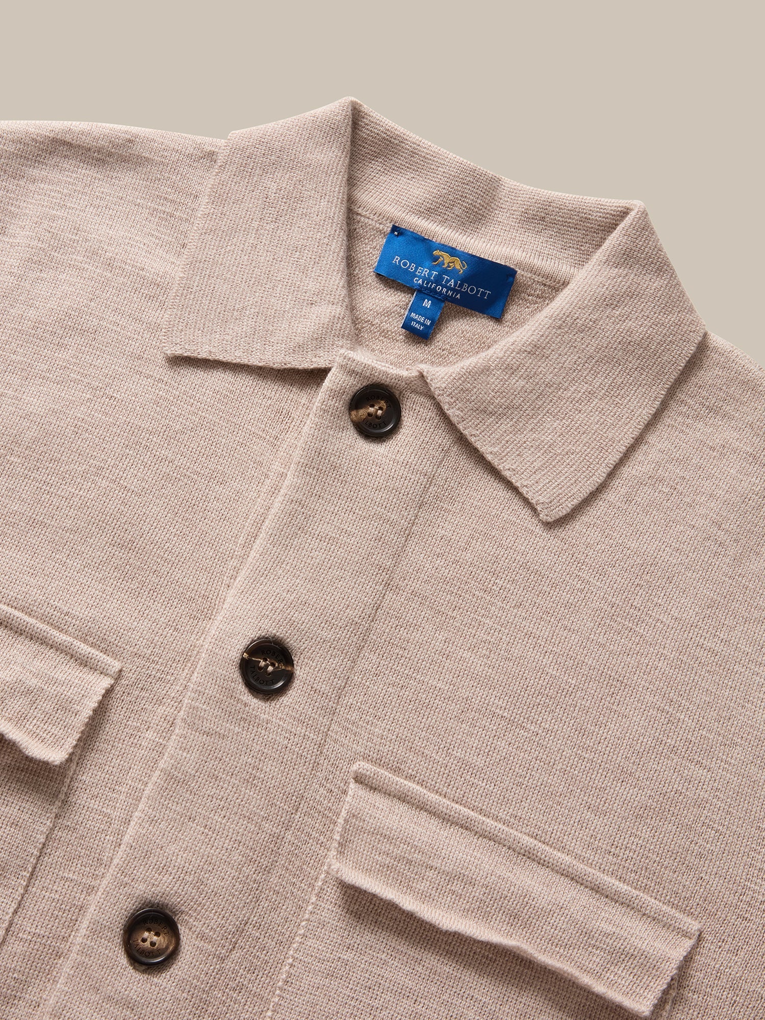 Landon Sweater Jacket-M-SAND-ROBERT TALBOTT-Levy's Clothier