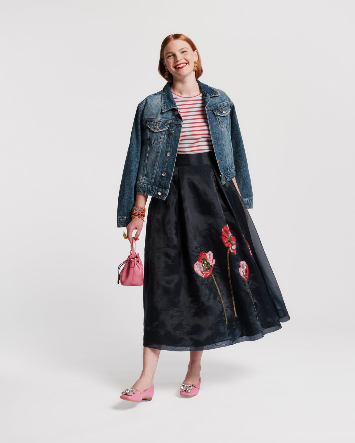 Shea Max Skirt - Paradise Poppy
