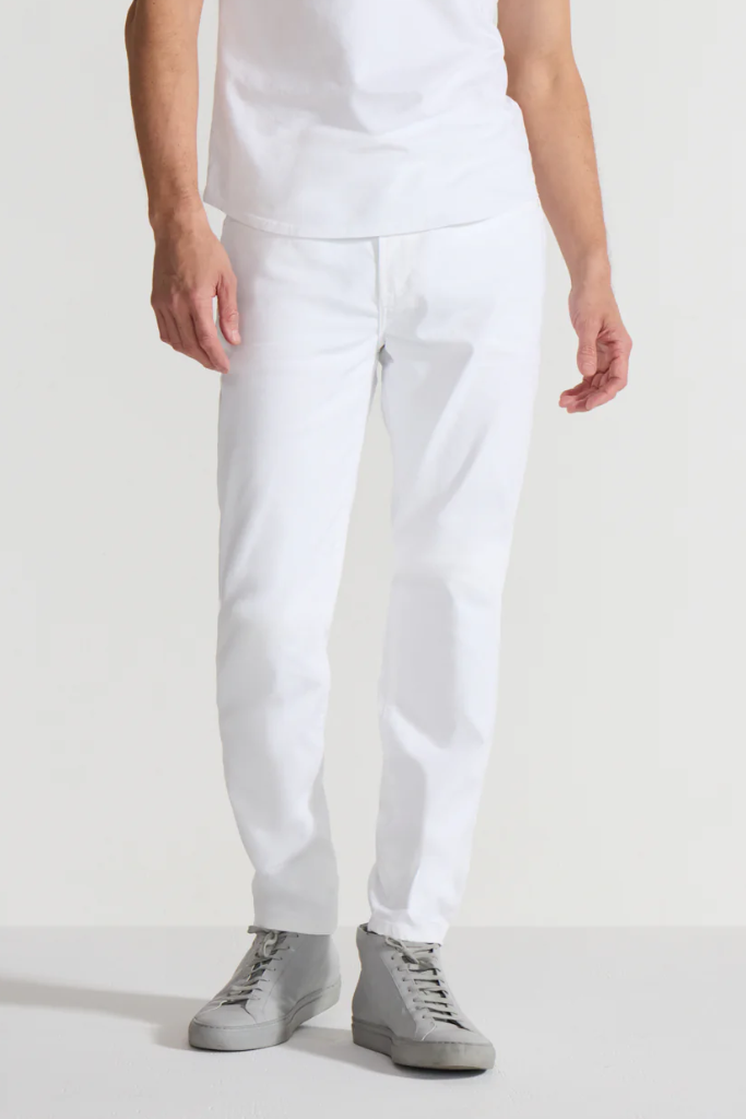 Blanc Slim Fit Stretch Denim Pant – White-30-BLANC-MONFRÈRE-Levy's Clothier