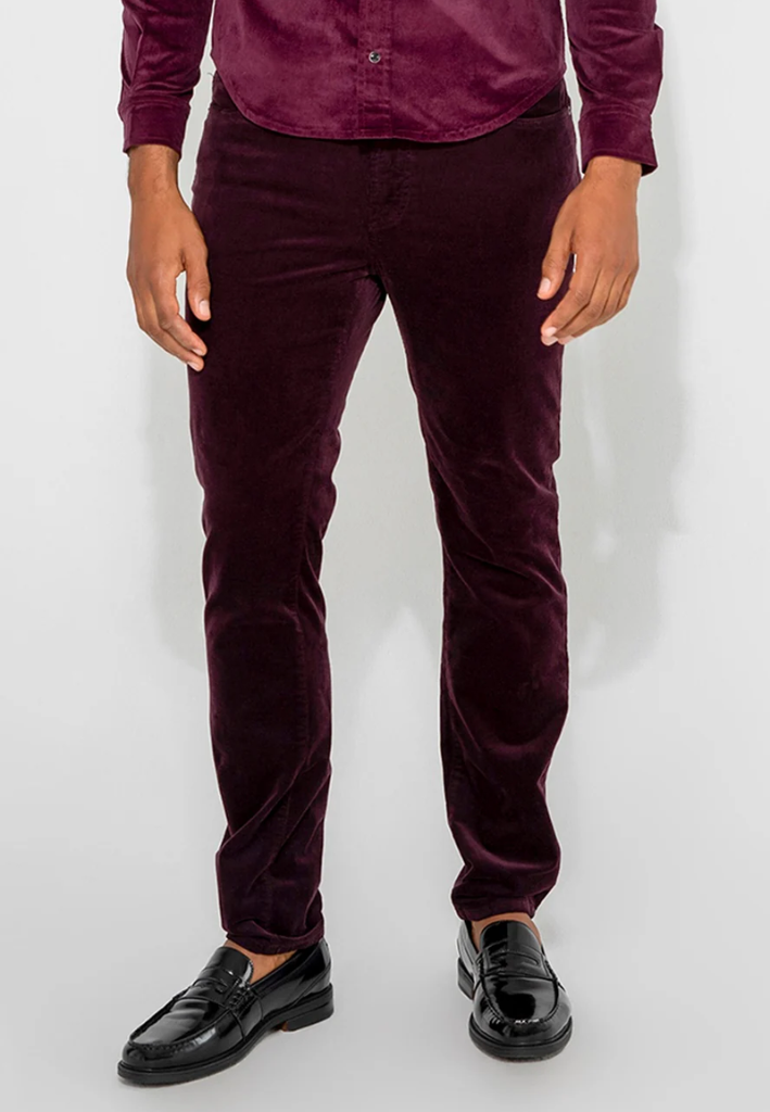 Brando Needle Cord Plum