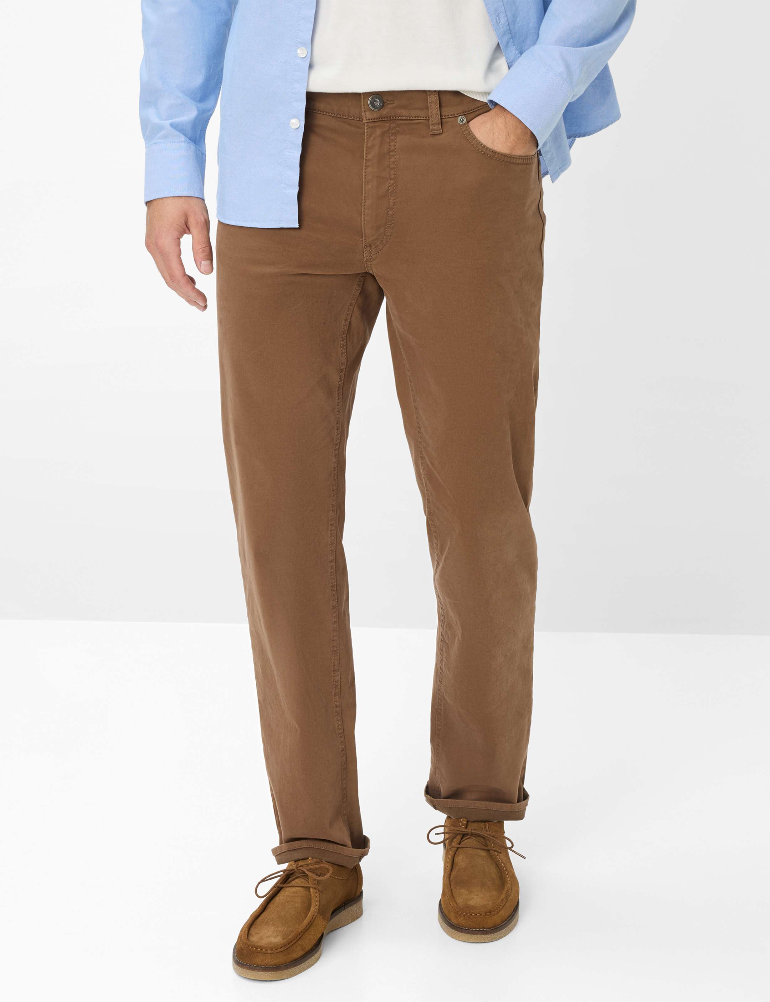 Cooper 5 Pocket Regular Fit Pants - Toffee