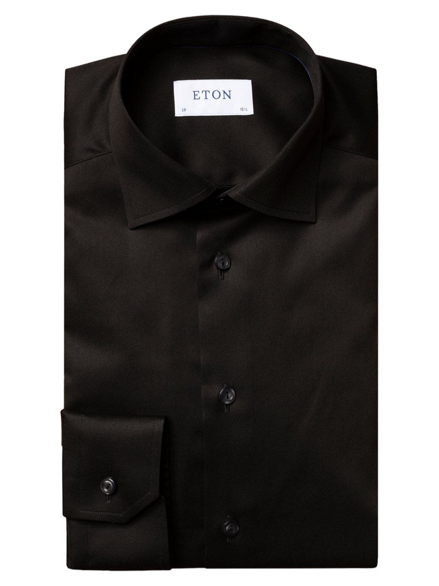Luxury Signature Twill Shirt - Black