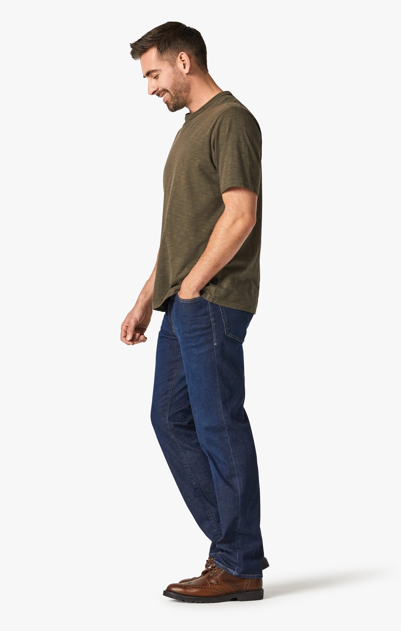 Charisma Relaxed Straight Jeans in Dark Cashmere-33-32"-34 HERITAGE-Levy's Clothier
