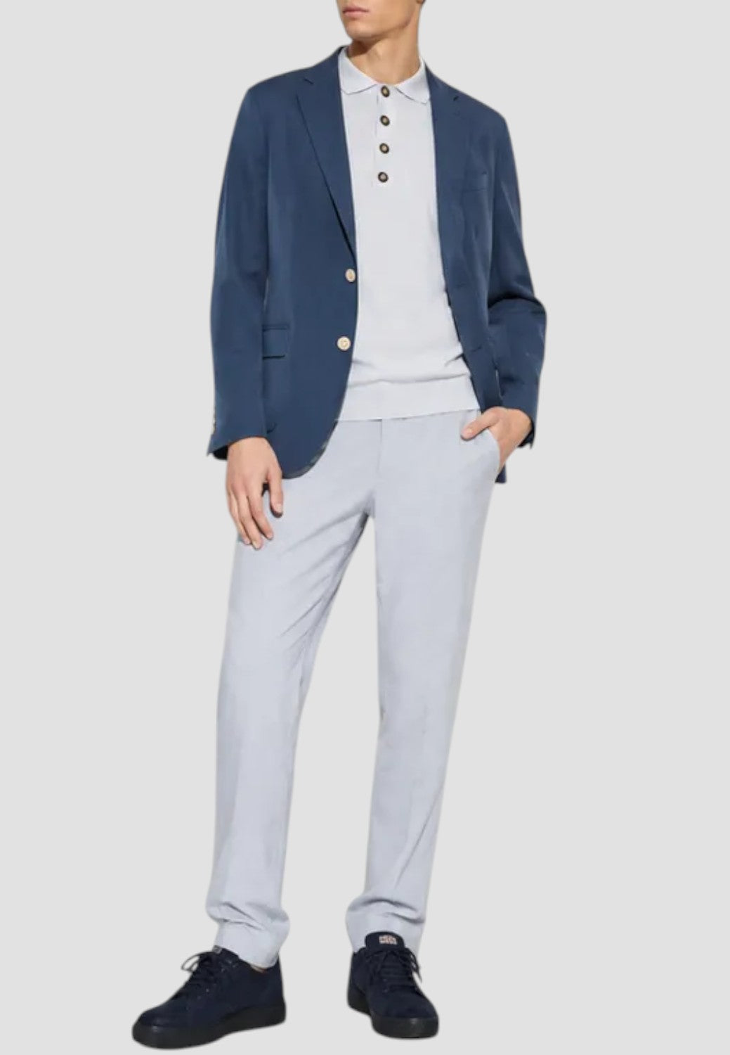 Short Sleeve Polo Knit Shirt-M-SAND-ELEVENTY-Levy's Clothier