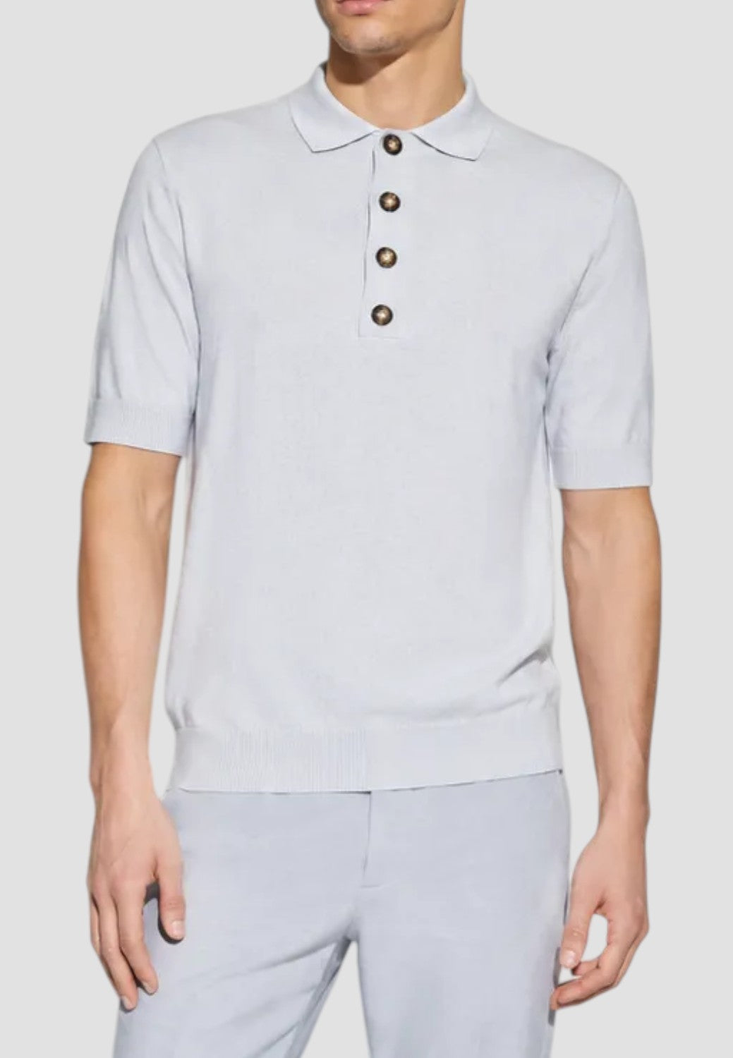 Short Sleeve Polo Knit Shirt-M-SAND-ELEVENTY-Levy's Clothier