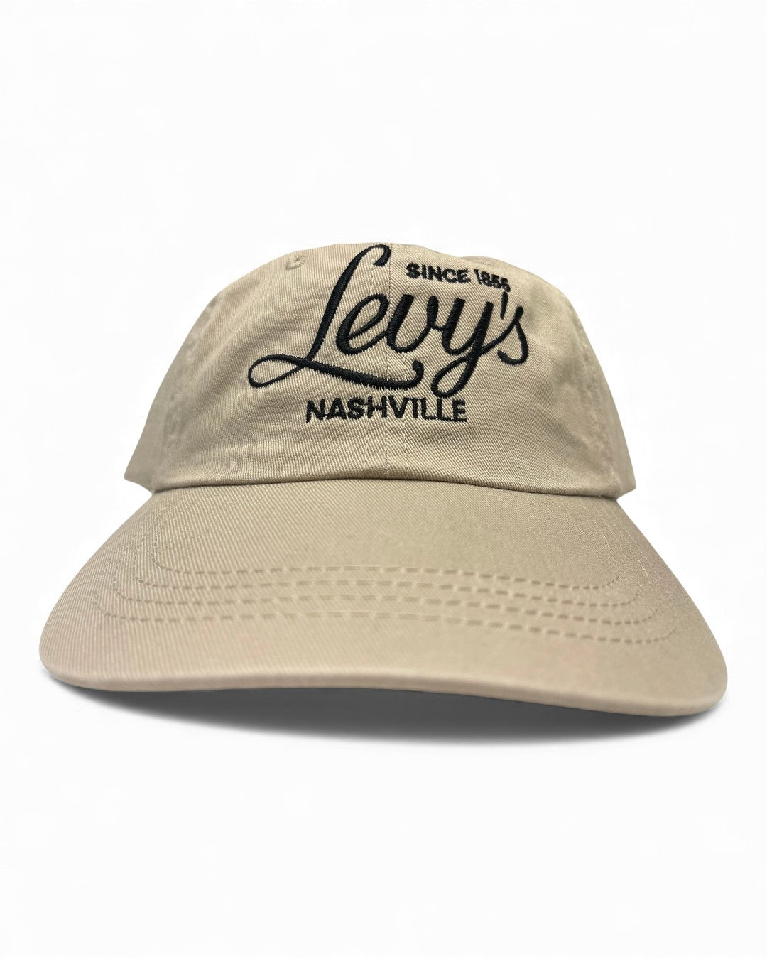 Levy's Twill Baseball Cap with Pre-Curved Brim-O/S-NAVY-Levy's-Levy's Clothier