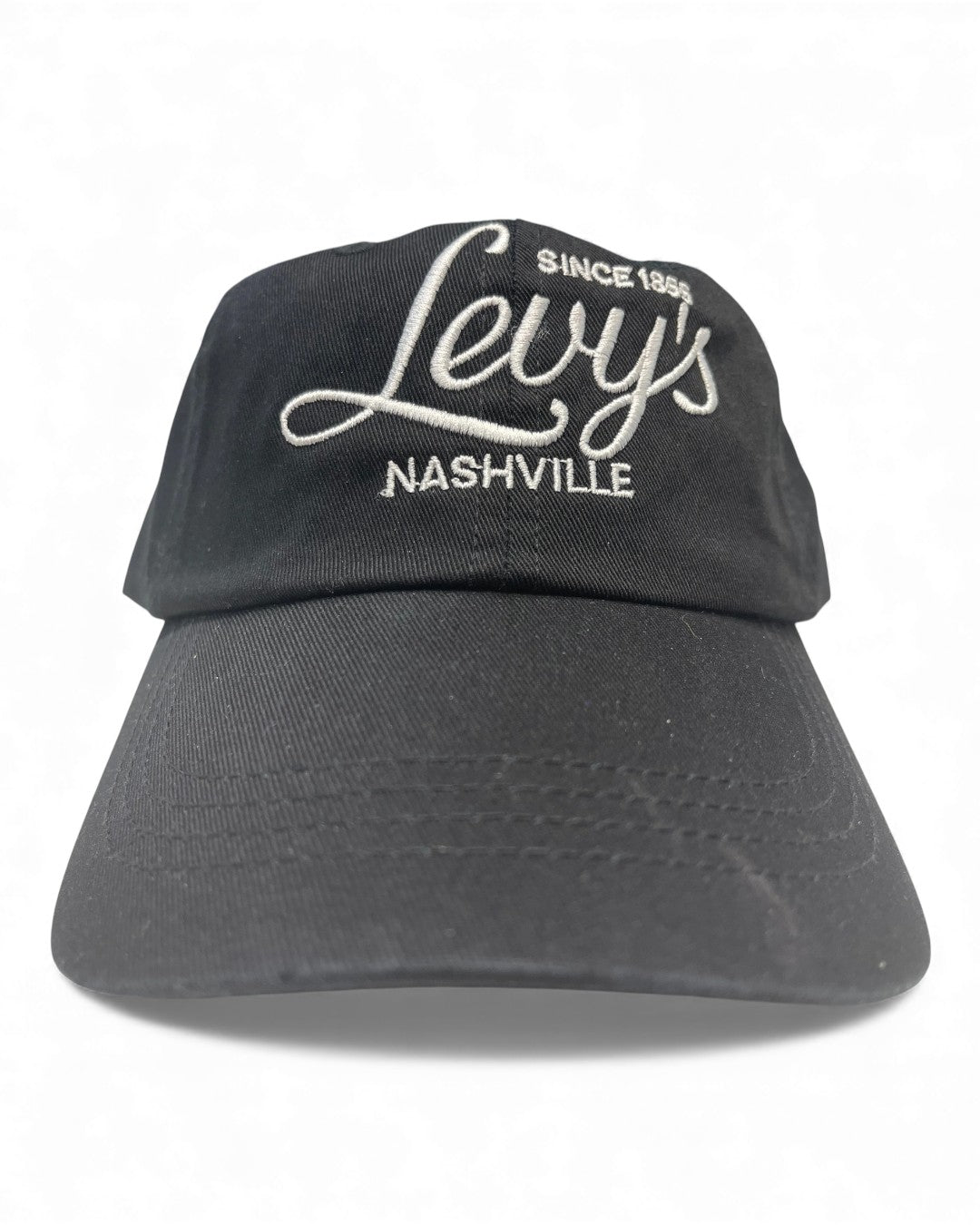 Levy's Twill Baseball Cap with Pre-Curved Brim-O/S-NAVY-Levy's-Levy's Clothier
