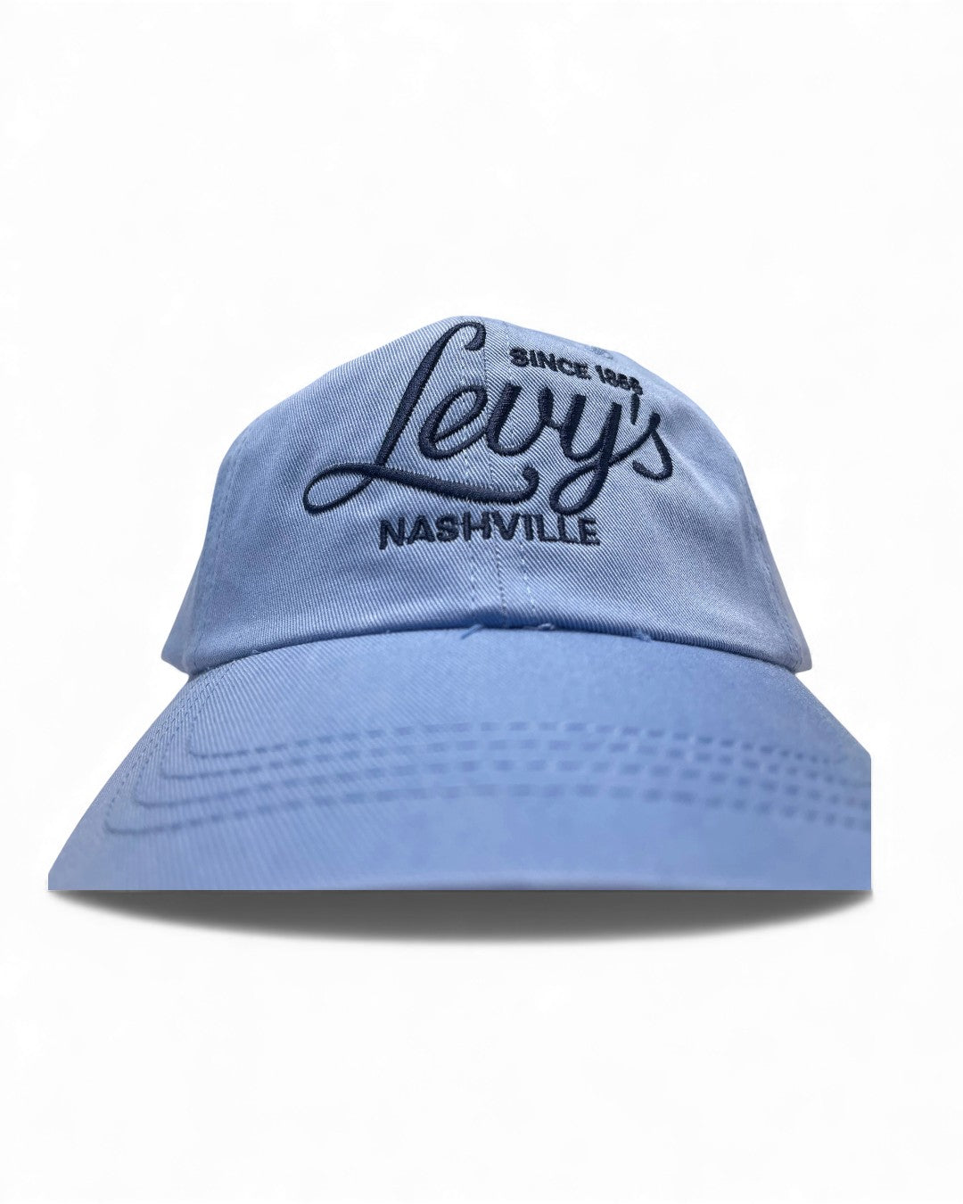 Levy's Twill Baseball Cap with Pre-Curved Brim-O/S-NAVY-Levy's-Levy's Clothier