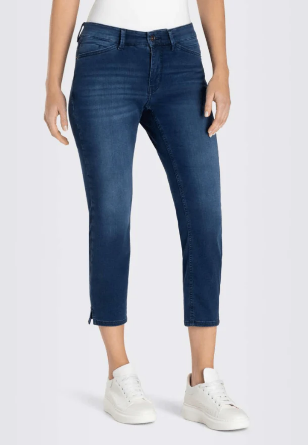 Dream Summer Slim Shaping Jeans in Modal Blend-6-OCEAN BLUE-MAC JEANS-Levy's Clothier