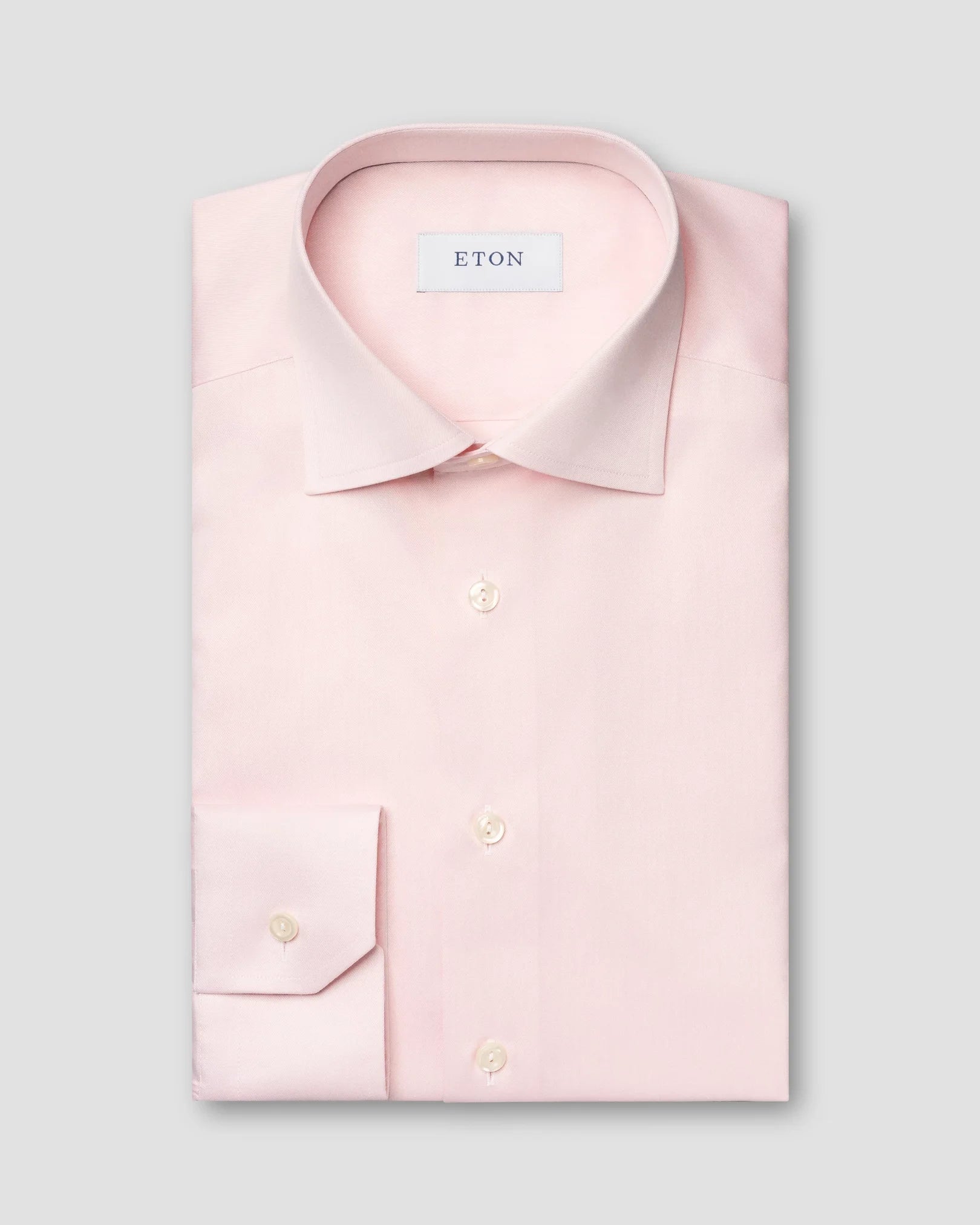 Signature Solid Twill Shirt - Pink