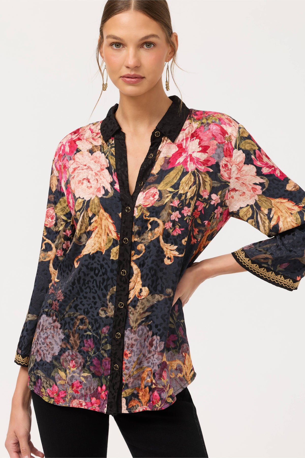 Kimono Sleeve Shirt - Cheri