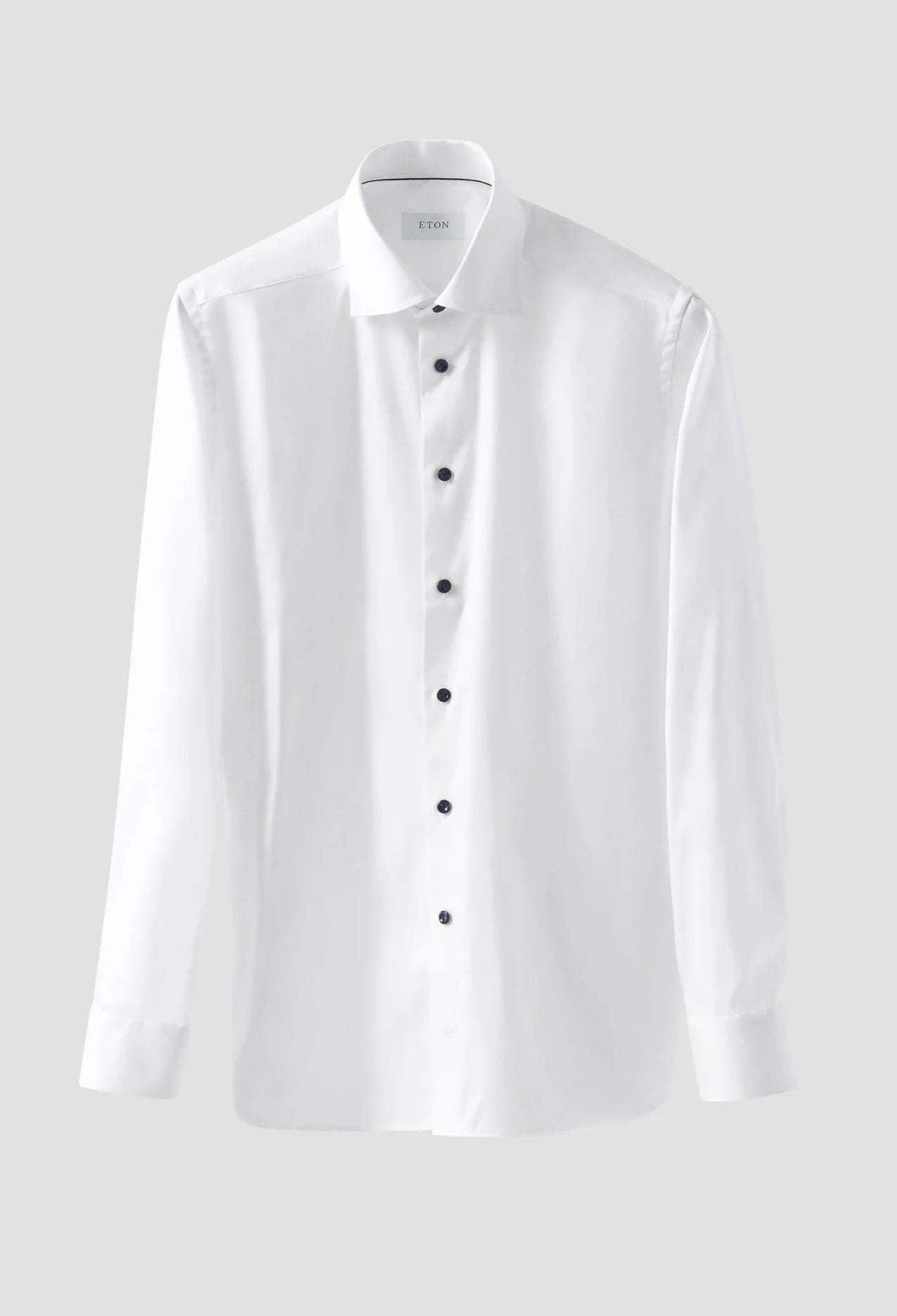 Eton White Signature Twill Shirt | Contemporary Fit | Cutaway Collar-16/41-WHITE-ETON OF SWEDEN-Levy's Clothier